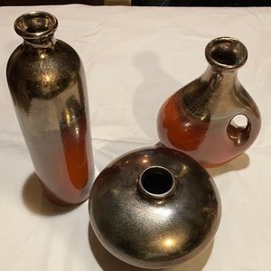Beautiful 3 piece Vase set
